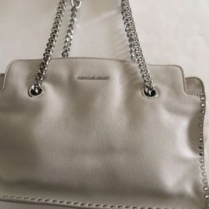 Michael Kors leather handbag with dust cover.